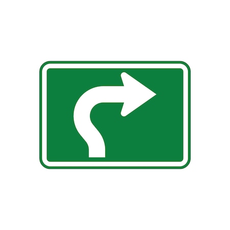 Sign Solutions Usa 15 in Height, 21 in Width, Aluminum, Horizontal Rectangle DUS08HWT2115M5-3RGW